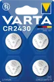 CR 2430 VAR 4X - Lithium-Knopfzelle CR2430, 24,0x3,0 mm, 4er-Pack