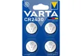 VARTA VARTA Lithium Coin Knopfzelle CR2430, Batterie, (4 Akku