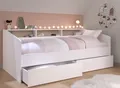 Stauraumbett >Sleep 4< in 23 - Weiss - 203x113x82cm (LxBxH)