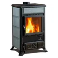 Kaminofen ROSELLA Holzofen 8,8 kW Stahl & Gusseisen Kamin Heizung Ofen Holz