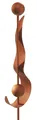 Dekostecker Gartenstecker Gartendekoration RUSTY DROPS aus Metall - in Rostoptik