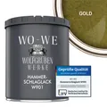 Hammerschlaglack Hammerschlag Effektlack Metallschutzlack W901 Gold - 750ml