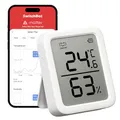 SwitchBot Thermometer Hygrometer Innen, Bluetooth Hygrometer Digital Temperatur Feuchtigkeit Sensor mit APP & Datenspeicherung, Taupunkt/VPD/Absolute Feuchtigkeitssensor