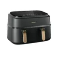 Philips NA352/00 Dual Basket Fritteuse 2750W Schwarz Kupfer