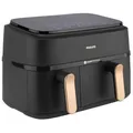 Philips 3000 Series NA352/00 Airfryer Dual Basket Heißluftfritteuse schwarz