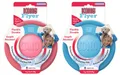 KONG FLYER PUPPY - Frisbee aus Naturkautschuk pink oder blau