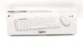 Logitech Pebble 2 Combo, kabellose Tastatur und Maus Bluetooth - Weiß Deutsch
