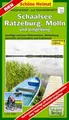 Radwander- und Wanderkarte Schaalsee, Ratzeburg, Mölln und Umgebung: Ausflüge zwischen Siebeneichen, Wittenburg, Zarrentin am Schaalsee und Gadebusch (Schöne Heimat)