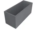 ONDIS24 Pflanzkübel Blumenkübel Blumentopf Vulkan 100cm Vulkan/Basalt Optik, mit Wasserspeicher Pflanzenkasten winterfest, 100 x 40 x 43,5 (H) cm