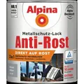Alpina Anti Rost Metallschutz Lack 3in1 Schutzlack glänzend Hellgrau 2,5L