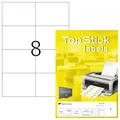 2-40x TOP STICK Universal-Etiketten, 105 x 74 mm, weiß, 100 Blatt BIS 39% RABATT