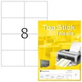 TopStick 8716 labels 800 Etiketten 105x74mm Laseretiketten selbstklebend weiß