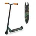 Kinderkraft Solis Sportroller, Scooter für Kinder und Erwachsene, Leichter City-Roller, stabile Konstruktion, schnelle PU-Räder, rutschfeste Plattform, Fußbremse, Grün