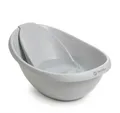 BabyBeFun Babybadewanne mit Badewanneneinsatz für Neugeborene, Rutschfeste Babywanne, Inkl. Safety-Pad