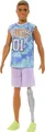 Mattel Ken Fashionista Pop Sportlich, Los Angeles-Shirt und hellgrünen Turnschuhen