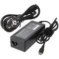 AccuCell USB-C Ladegerät für Laptop mit USB-C Ladebuchse AC Adapter 65W Akku-Ladestation schwarz