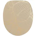 Sanilo WC-Sitz "Hosta", mit Absenkautomatik und Schnellverschluss, Holz - beige
