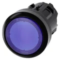 Siemens Illuminated pushbutton, 22mm, blue (3SU1001-0AB50-0AA0)