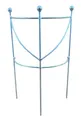 Hirsch Terracotta Rankgitter Staudenhalter halbrund H:50 B:30 T:16cm Vollmaterial, massiv-stabil-freistehend