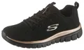 Skechers Graceful - Get Connected Sneaker Freizeitschuh, Halbschuh, Schnürschuh für die Maschinenwäsche geeignet