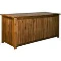 Gartenbox Akazienholz 115x50x59cm mit Innenplane wetterfest 205L