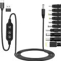 PD USB auf DC Adapterkabel Spannungsregler 5V 9V 12V 15V 20V 10 DC-Stecker