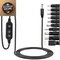 USB PD Adapterkabel 5,5x2,1mm 1,2m 10 Steck