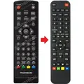 Ersatz Fernbedienung für TechniSat  S1 S2 S1+ S2+ K1 PVR235S FBPVR235 PVR235