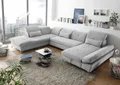 ED EXCITING DESIGN Wohnlandschaft Melfi, mit Schlaffunktion, Bettkasten, Kopflehnenfunktion