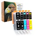 5X Druckerpatronen Ersatz Kompatibel zu Canon PIXMA iP-7200 iP-7250 iP-8750 iX-6850 MG-5450 MG-5550 MG-5650 MG-5655 MG-6350 MG-6450 MG-6650 MG-7100 MG-7150 MG-7550 MX-725 MX-925