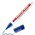 edding 400 Permanentmarker - blau - 1 Stift - feine Rundspitze 1 mm - wasserfest, schnell-trocknend - wischfest - für Karton, Kunststoff, Holz, Metall, Glas