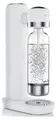 Arendo Wassersprudler, Soda Maker, inkl. 1L PET-Flasche, BPA-frei, fein dosierbar, kompatibel mit 60l CO2-Zylindern, SodaStream Easy/Cool, PET/ABS, weiß
