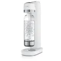 Arendo Wassersprudler Soda Maker 1000 ml Flasche BPA-Frei weiß