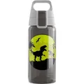 SIGG - Trinkflasche Kinder - Viva One Dino - Für Kohlensäurehaltige Getränke Geeignet - Auslaufsicher - Spülmaschinenfest - BPA-frei - Sport & Schule - Grau mit Dinosaurier - 0,5L