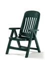 Sieger Klappstuhl Gartenstuhl klappbar Kunststoff Comtesse grün 66x65x108 cm