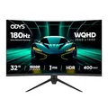 ODYS XP32 PRO-X - Curved Gaming Monitor 32 Zoll (80 cm), 180 Hz, WQHD (2.560x1.440 px), 1ms Reaktionszeit (MPRT), 400 cd/m², HDR, 1500R, FreeSync/G-Sync, 120% sRGB, Eye Care, 2X HDMI, 2X Display Port