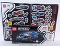 mit Aufkleber LEGO Speed Champion Visa Cash App RB VCARB 01 F1 Rennwagen 77246