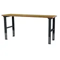 Simplaflex Systemeinrichter Werkbank anthrazit, RAL 7016 200,0 x 60,0 x 76,0 - 106,0 cm