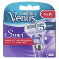 Gillette Venus Swirl Rasierklingen für Frauen, 3 Stück Nachfüllklingen (Verpackung kann variieren)