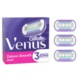 Gillette Venus Deluxe Smooth Swirl Recharges De Lames X3, Pour Femme, À 5 Lames, 3 Lames, 3 Unité (Lot de 1)