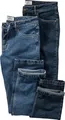 HENSON&HENSON 2er Pack Herren Jeans, komfortable Stretch-Qualität