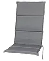 Sun Garden Hochlehnerauflage Hochlehner Elba 50318-712 hellgrau 121x50x4 cm Sun Garden, (1 St), Halteband verstellbar mit Bindebändern