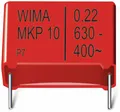 WIMA Folienkondensator, 0,022UF, 630V, radial, RM 15, MKP1J022204B00KSSD