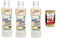Deo Due Ammorbidente Concentrato Fleur Blanche 3x1L Weichspüler Konzentrat Wäscheparfüm Duftweichspüler langanhaltender Wäscheduft für alle Textilien Kleidung Handtücher + Italian Gourmet polpa