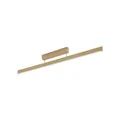 Lucande LED Smart Home Deckenlampe Mylosh dimmbar mit Leselampe (Modern) in Gold/Messing aus Aluminium (1 flammig,) - Deckenleuchte Lampe Wohnzimmerleuchte