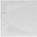 Schulte Duschwanne DWM-Tec, Quadrat, Mineralwerkstoff, 90 x 90 cm Weiß Steinstruktur extraflach weiß Quadrat | 90 cm x 90 cm
