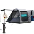 Skandika Busvorzelt Aarhus Air Protect aufblasbar für 4 Personen 300×315 cm grau