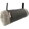 SENIORI Handmuff - Wärme und Komfort für ROLLSTUHLFAHRER mit Weichem Fleece und Breitem Halsriemen (SR2 Grau + Polar)