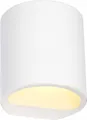 SLV PLASTRA Wandleuchte, GL 104 ROUND, weisser Gips, G9, max. 42W