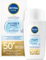 Nivea Sun Sonnenschutzfluid Invisible Daily UV-Fluid LSF 50+, mit Antioxidantien